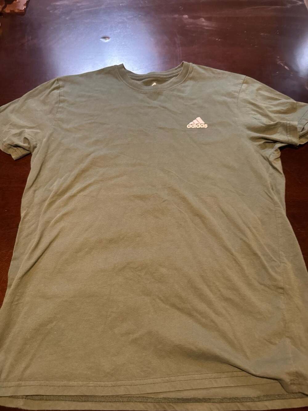 adidas Men's Golf Performance Logo Short Sleeve T-Shirt - Olive Green